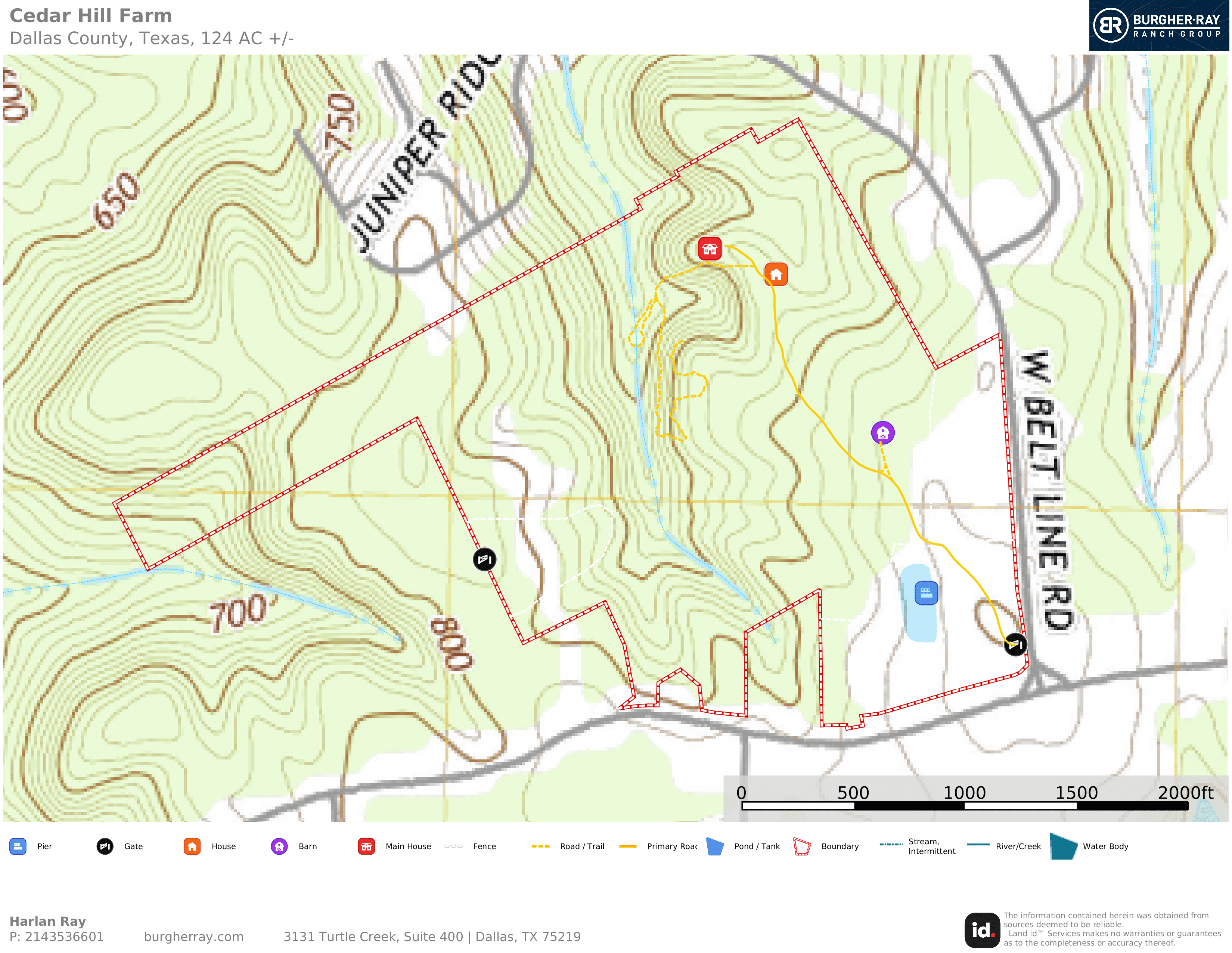 topography map