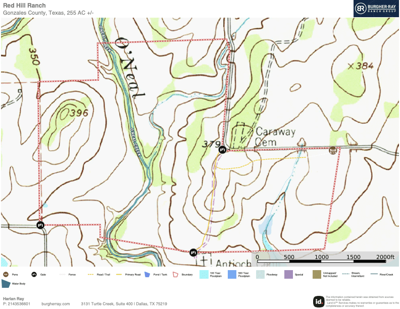 topography map